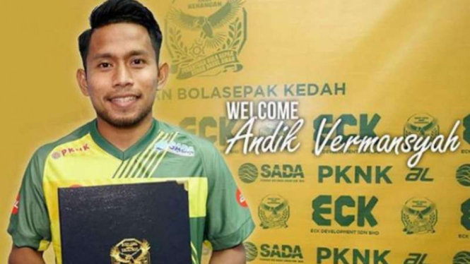 Andik Vermansah resmi bergabung dengan Kedah FA
