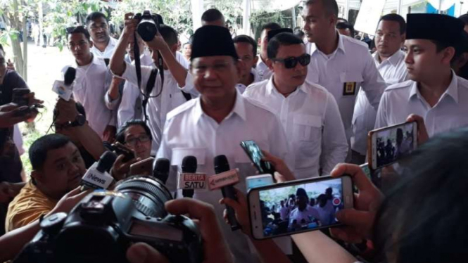 Prabowo Subianto di HUT 10 tahun Gerindra