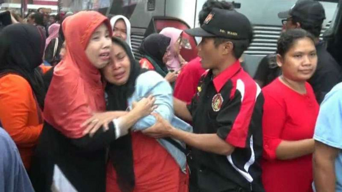 Korban selamat bus yang kecelakaan maut di tanjakan Emen, Subang.
