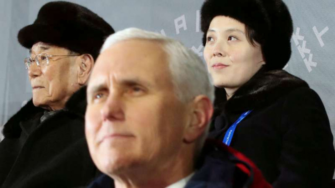 Wapres AS Mike Pence hadir di Pyeongchang, begitu juga dengan adik Kim Jong-un
