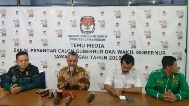 Penetapan paslon Cagub dan Cawagub oleh KPU Jawa Tengah