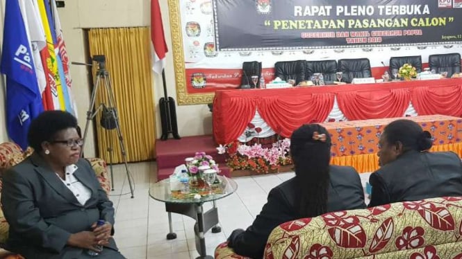 Rapat pleno KPU Papua