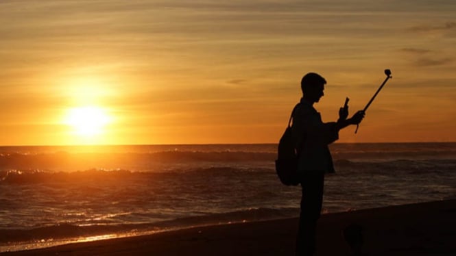 Indahnya Sunset Pantai Ketawang Indah Di Purworejo Viva