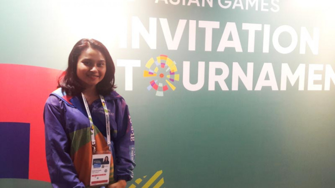 Volunteer test event Asian Games, Elsa Faradila Chandra