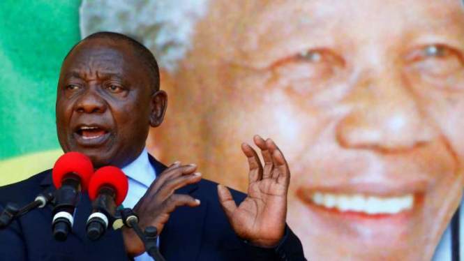 Wakil Presiden Afrika Selatan Cyril Ramaphosa 