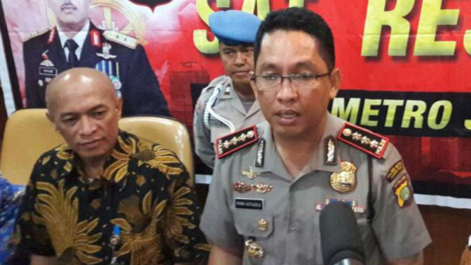 Kapolres Jakarta Pusat  Komisaris Besar Polisi Roma Hutajulu 