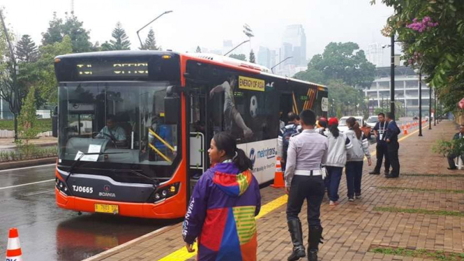 Bus Transjakarta untuk Asian Games 2018