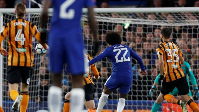 Chelsea vs Hull City di Piala FA