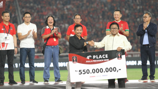 PSMS Medan Raih Peringkat Keempat Piala Presiden 2018.