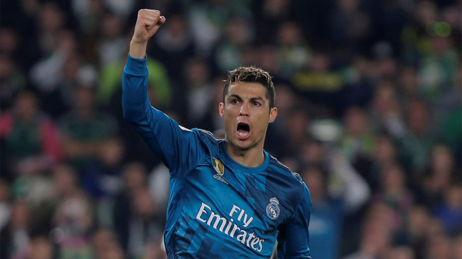 Megabintang Real Madrid, Cristiano Ronaldo.