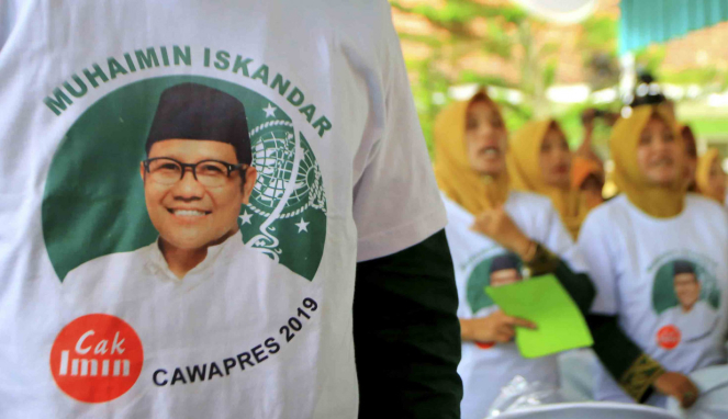 Komunitas deklarasi Ketum PKB Muhaimin Iskandar (Cak Imin) maju di Pilpres 2019 sebagai cawapres.