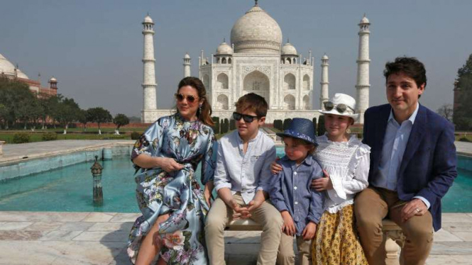 PM Kanada Justin Trudeau dan keluarganya berlibur ke India