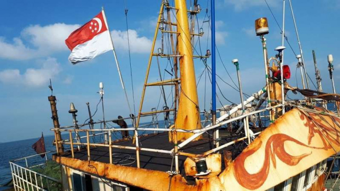 Sabu 1,8 ton ditemukan di Kapal berbendera Singapura 