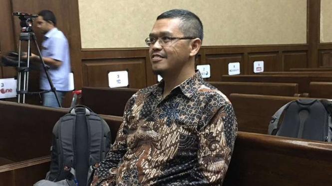 Mantan Wakil Ketua Komisi Komisi V DPR RI Yudi Widiana Adia di sidang