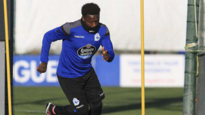 Gelandang Deportivo La Coruna, Sulley Muntari