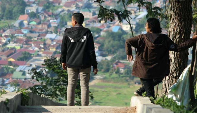 pemandangan Kota Takengon dari lokasi wisata Bur Telege atau Bur Gayo