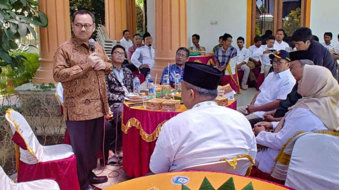 Calon gubernur Jateng nomor urut 2 Sudirman Said saat berada di Banyumas.