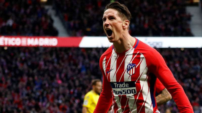 Striker Atletico Madrid, Fernando Torres.