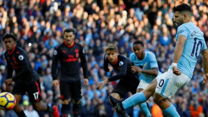 Penyerang Manchester City, Sergio Kun Aguero