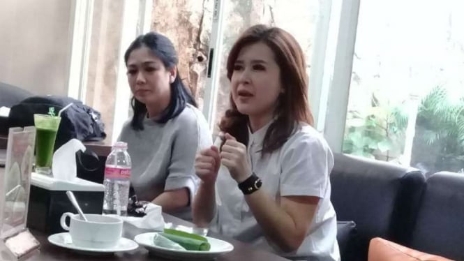 Ketua Umum PSI, Grace Natalie, di Semarang pada Jumat, 23 Februari 2018.