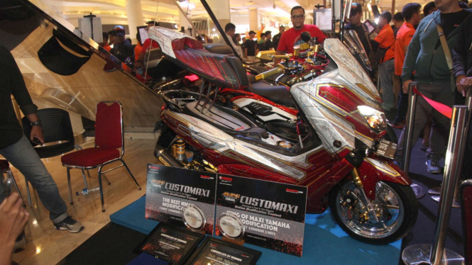 Nmax Asal Bandung Jadi Jawara Kontes Customaxi Viva