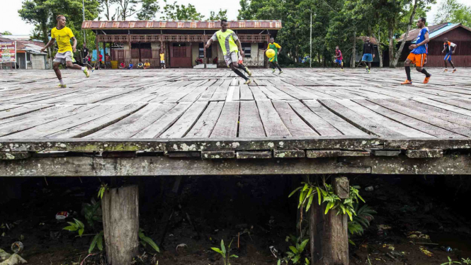 Melihat Lebih Dekat Kota Agats di Kabupaten Asmat, Papua