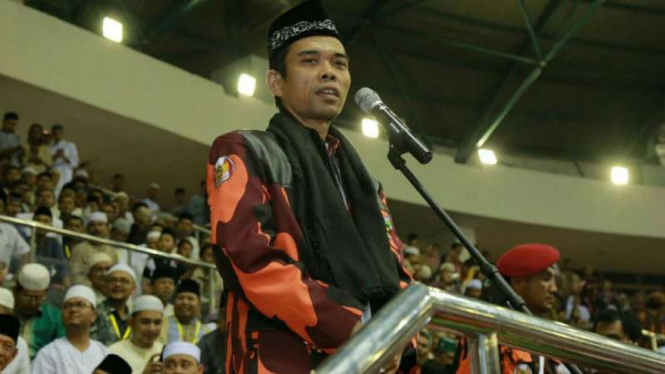 Ustaz Abdul Somad saat ceramah di Riau beberapa waktu lalu.