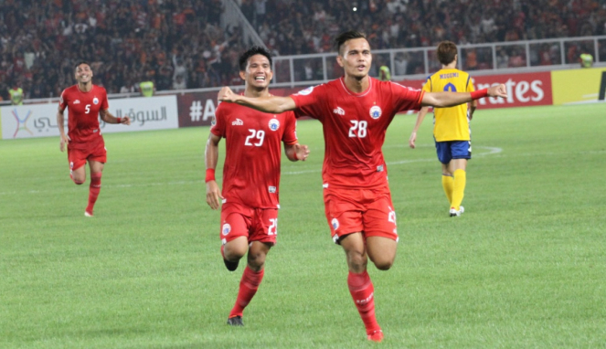 Persija vs Tampines Babak Pertama 2-0