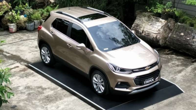 Warna tembaga pada Chevrolet Trax.