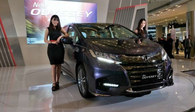 Honda New Oddysey meluncur di Jakarta.