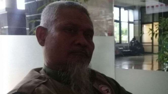Bekas dedengkot Jemaah Islamiyah, Musthofa alias Abu Tholut, saat ditemui di Kantor Wilayah Kementerian Hukum dan HAM Jawa Tengah di Semarang pada Kamis, 1 Maret 2018.