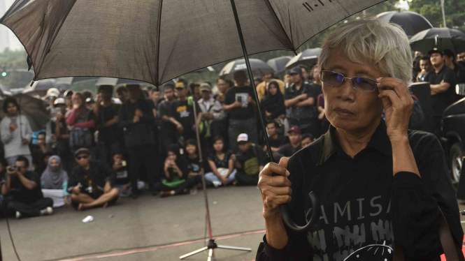 Sorot 20 tahun Reformasi - Sumarsih, ibu dari mahasiswa Universitas Atma Jaya Bernardus Realino Norma Wirawan
