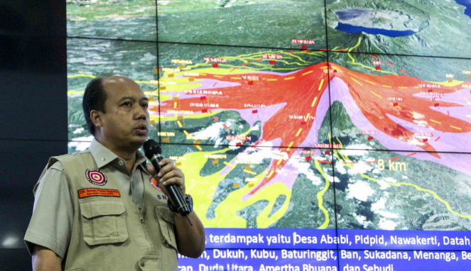 Kepala Pusat Data Informasi dan Humas Badan Nasional Penanggulangan Bencana (BNPB), Sutopo Purwo Nugroho