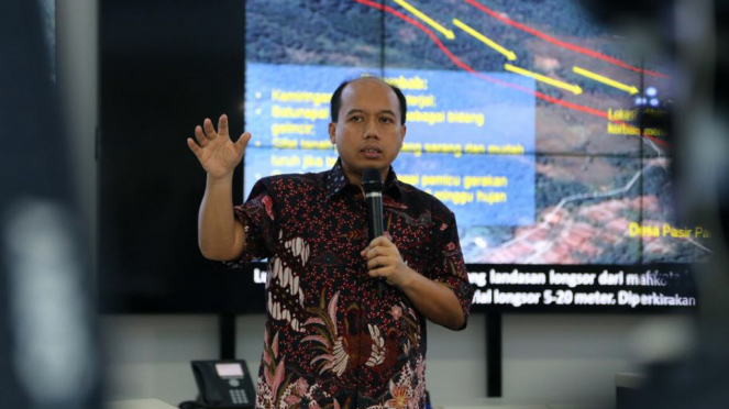 Kepala Pusat Data Informasi dan Humas Badan Nasional Penanggulangan Bencana (BNPB), Sutopo Purwo Nugroho