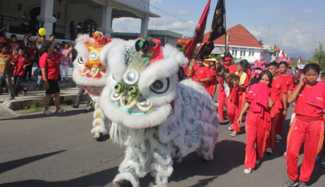 Perayaan Cap Go Meh di Padang