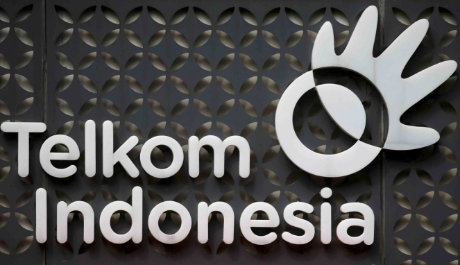 Logo Telkom Indonesia di Jakarta