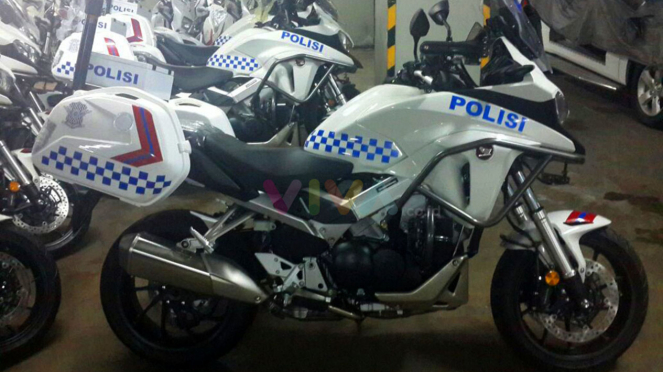 Honda VFR800X Milik Korlantas Polri