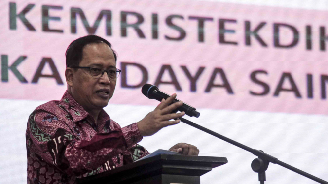 Menteri Riset Teknologi dan Pendidikan Tinggi (Menristekdikti), Mohamad Nasir 