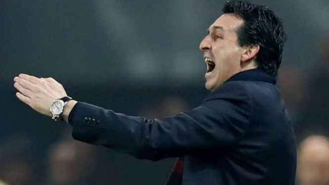 Pelatih Paris Saint-Germain, Unai Emery.