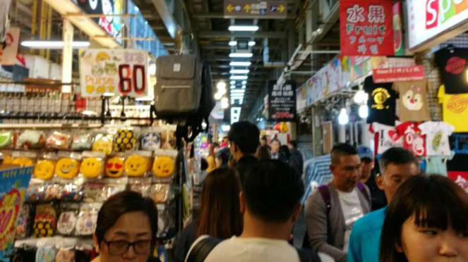 Suasana di Shilin Night Market di Taiwan