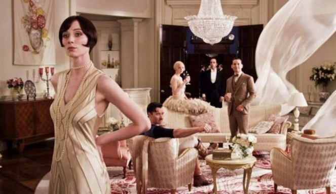 Ruangan mewah di The Great Gatsby
