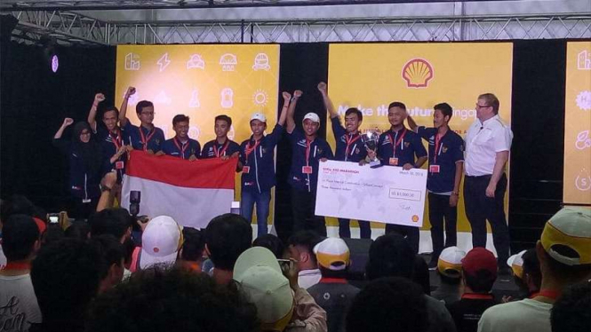 Tim dari Indonesia meraih penghargaan di ajang Shell Eco-marathon Asia 2018.