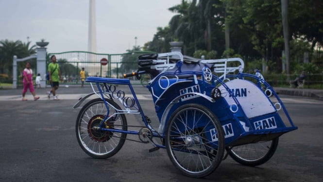 Becak Listrik Jakarta