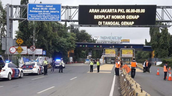 Siap siap Sebelum Puasa Ganjil Genap Ada di Tol  Tangerang