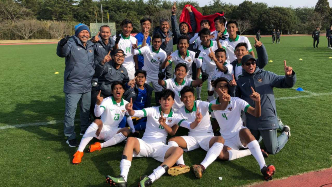 Timnas Indonesia U-16 juara di Turnamen Jenesys, Jepang