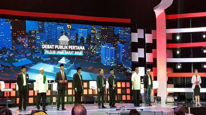 Debat kandidat putaran pertama Pilkada Jawa Barat 2018