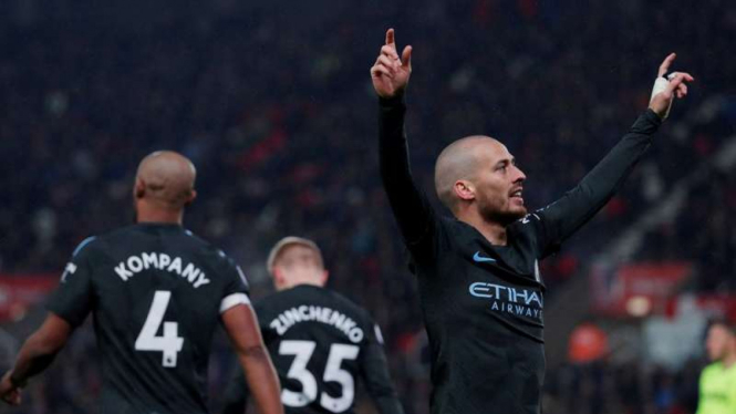 Gelandang Manchester City, David Silva