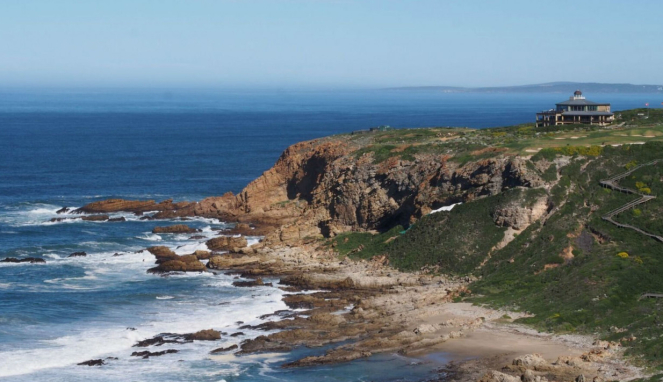 Lokasi situs arkeologi Pinnacle Point, Afrika Selatan