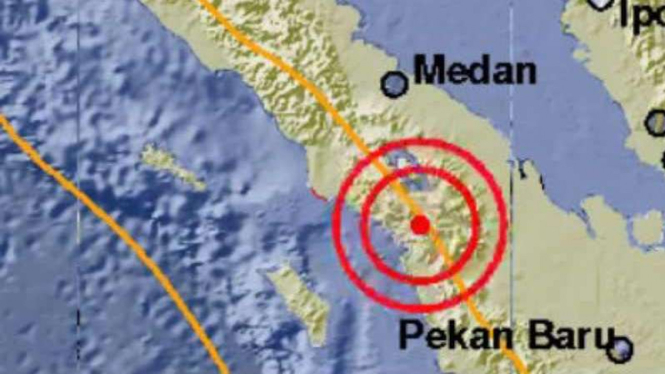 Ilustrasi Gempa Tapanuli Utara