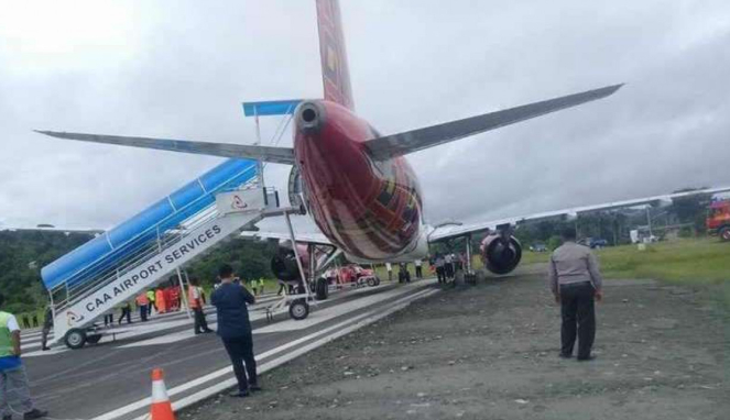  Batik  Air  Kecelakaan saat Mau Terbang di Rendani